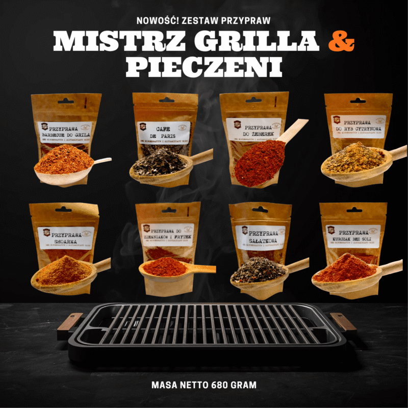 Zestaw przypraw do grilla Mistrz Grilla & Pieczeni Gdanski Spichlerz Smakow