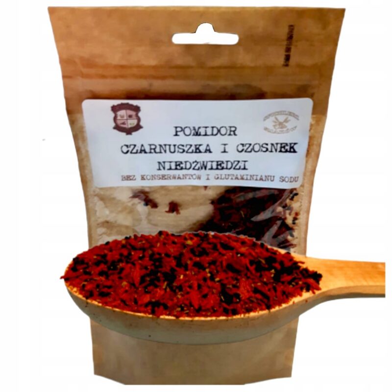 Pomidor z Czarnuszką i Czosnkiem Niedźwiedzim | Gdański Spichlerz Smaków