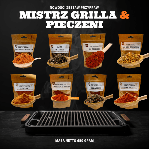 Zestaw przypraw do grilla Mistrz Grilla & Pieczeni Gdanski Spichlerz Smakow