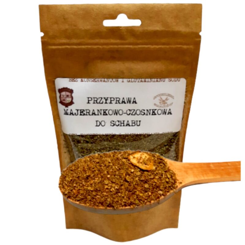 Przyprawa majerankowo-czosnkowa , przyprawa do schabu, przyprawa do kotleta schabowego i schabu | sklep z przyprawami Gdański Spichlerz Smaków